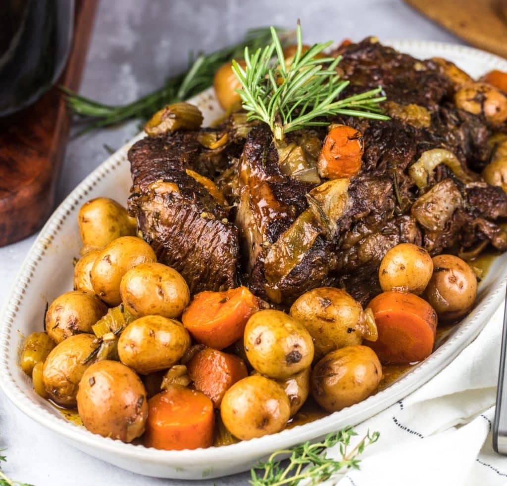 American Pot Roast in a Slow Cooker – Comfy Goat